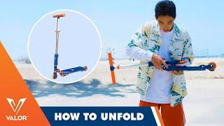 Valor Kick Scooter | How to Unfold | Best Scooter for Kids