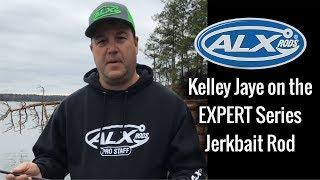 Elite Series Pro Kelley Jaye on the ALX Rods Expert Series Jerkbait rod