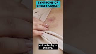 Breast Cancer Symptoms: A 30-Second Guide  #ArtOfHealingCancer #30SecKnowledge #youtubeshorts