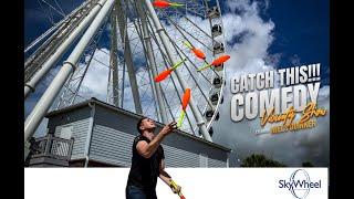 Juggling on the SkyWheel in Myrtle Beach - Catch This! Comedy Variety Show with Niels Duinker