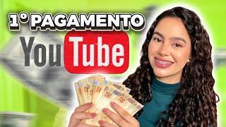 PRIMEIRO PAGAMENTO DO YOUTUBE | Quanto ganha um youtuber iniciante em 2024? Como monetizar o canal?