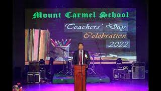 Mount Carmel School Teacher's Day 2022 P 1