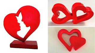 Best 3 Valentine Heart making Tutorial | DIY Couple heart