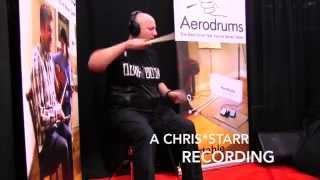 World's Best INVISIBLE drum set! "Grego Borlai" - Aerodrums