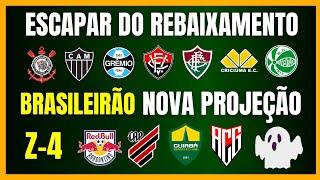 BRASILEIRÃO | NOVA PROJEÇÃO PARA ESCAPAR DO REBAIXAMENTO