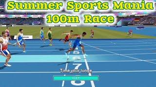 Summer Sports Mania 100m Race - Mobile game - Olympic games