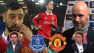 Everton vs Manchester United 1-2 Ronaldo-700 Club Goals Erik ten Hag And Bruno Reaction Analysis