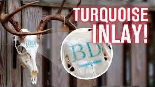 Turquoise Inlay in DEER SKULL! (How To)