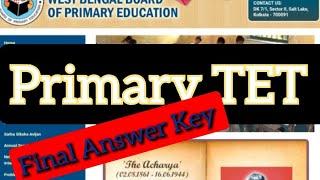 Primary TET final Answer Key