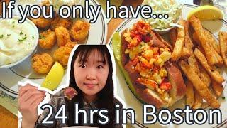 如果你只来波士顿一天，这些当地美食最不能错过! What to eat if you only spend 24 hrs in Boston