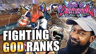 Lil Majin fighting MORE GoD Ranked Players with KING!