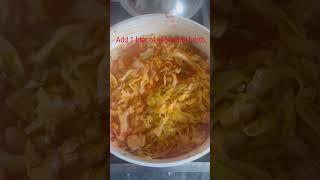 Romanian sautéed sweet cabbage. #viral #viralvideo #romania #food #recipe