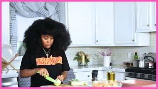 SABBATH PREP | Cook With Me | SOUL FOOD RECIPES | Southern Style Collard Greens | Smothered Chicken