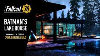 Fallout 76 Camp & Shelter Build - Batman's Lake House - NukaViolet & Kysterlee Collaboration