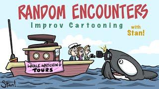 Random Encounters: Improv Cartooning (Episode 64)