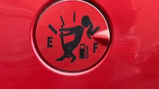 Strange marking on gas cap #cars