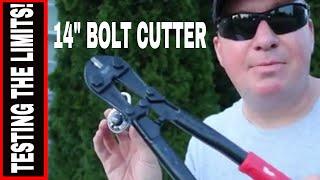 NEW MILWAUKEE 14 INCH BOLT CUTTER PUT TO THE TEST!