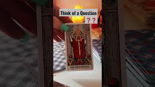 Think of a Question Tarot Reading #lovereading