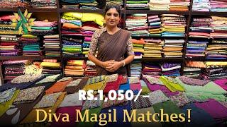 Diva Magil Khadi Matches! | Price Rs.1,050/- | WhatsApp-6369545679 | Shop@ruffletrends