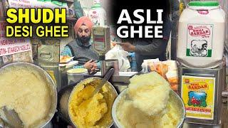 SHUDH DESI GHEE | PURANI DILLI KI MASHOOR DUKAAN | SARDAR JI SHUDH DESI GHEE WALE | BUFFALO & COW