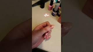 I Shall Record Every Step...oh - Cutest Valentine’s Day Nails | Before & After Nail Art #shorts