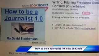 How to be a journalist 1.0 book