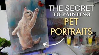 How to Paint THE BEST Pet Portraits...