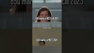 650 Marks in NEET 2024 |neet 2024 | #neet #dhruvrathee #neet2024 #mbbs #ntascam #shorts