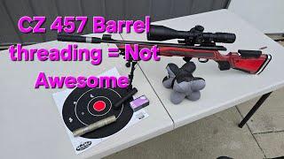 CZ 457 threads causing accuracy issues when suppressed?  Yes.