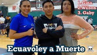 ECUAVOLEY A MUERTE EN NUEVA YORK ️[Gina-Wilson-Gaby Vivas] VS Trio CHOZA/ Partido Completo 