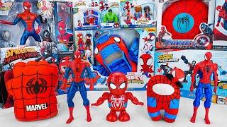 Marvel's Spider-Man series Unboxing, Spider-Man action dolls, glowing Spider-Man electric toy gun