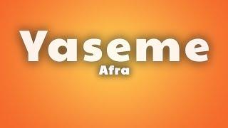 Afra - Yasemen (Lyrics)