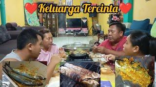 MENU IKAN SARDIN BAKAR DAN STEAMBOT, MAKAN MALAM DGN KELUARGA #ukaisenangkasenang