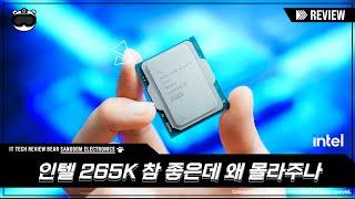 인텔 265K CPU 참 좋은데 어떻게 표현할 방법이 없네 영상편집 게임 성능 모두 만족