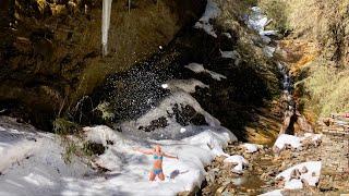 ICY WATER IMMERSIONS / BAREFOOT SNOW WALKING - Annapurna Circuit, Himalayas, Nepal