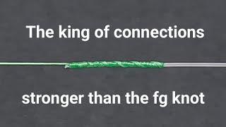 SC knot is the king of fishing line connections