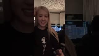 Instagram live Rose Blackpink new