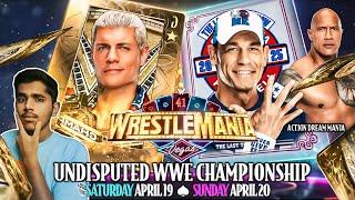 WWE WrestleMania 41 Match Card Predictions | Cody Rhodes Vs John Cena | Action Dream Mania