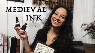 Making Medieval Ink // iron gall waterproof black ink