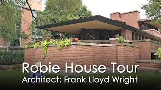 Frank Lloyd Wright's Architecture : Robie House Tour in 4 Minutes