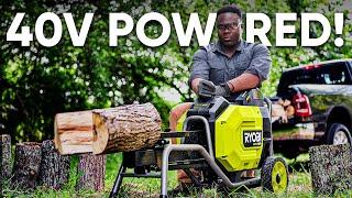 New RYOBI Log Splitter - The Best Kinetic Log Splitter!