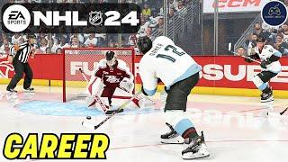 NHL 24 Be a Pro Career Mode Part 2 - NHL Draft & Memorial Cup Final!