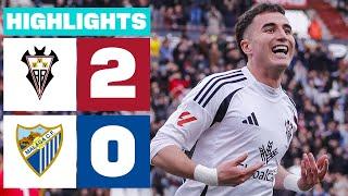 ALBACETE BP 2 - 0 MÁLAGA CF I HIGHLIGHTS LALIGA HYPERMOTION