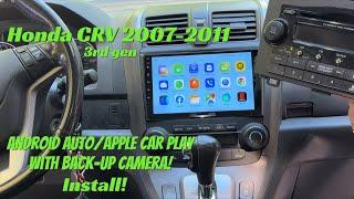 Modernizing my Honda CRV 3rd Gen W/ Android/Car Play and back-up Camera.