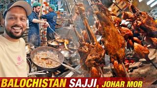 Balochistan Sajji, Karachi | Extreme Meat Items, Mutton Ribs, Karahi, FIsh , Pulao, Best Street Food