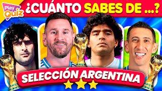 ¿Cuánto Sabes sobre la Selección Argentina?  | Play Quiz de Fútbol