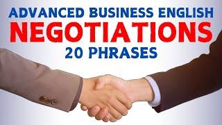 Advanced Business English Phrases for Negotiations | Improve Your Business English!