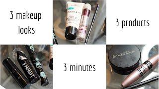 3 products, 3 minutes, 3 looks | #3products3minutes