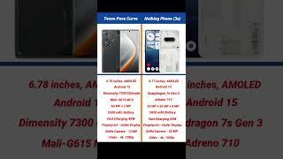 Tecno Pova Curve vs Nothing Phone 3a Comparison #shorts #short #tecnopovacurve