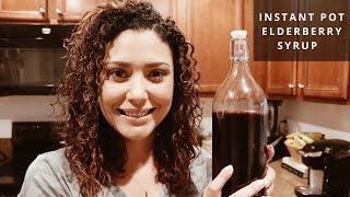 How to make Elderberry Syrup in an Instant pot/ How to make Elderberry syrup at home